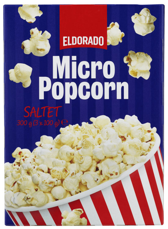 Micropopcorn Saltet 300g Eldorado