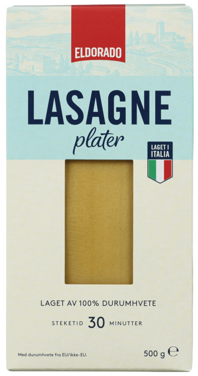 Lasagneplater 500g Eldorado