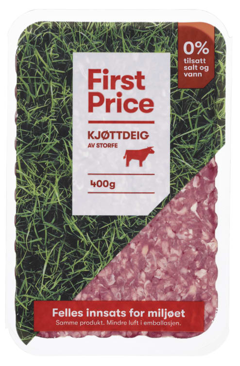 Kjøttdeig 14% Fett 400g First Price