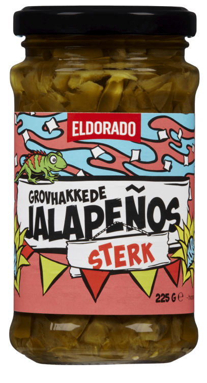 Jalapeños Grovhakkede 225g Eldorado