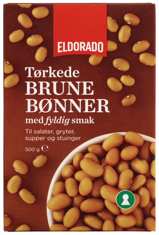 Bønner Brune Tørkede 500g Eldorado