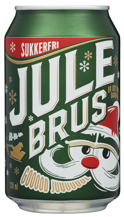 Julebrus u/Sukker 0,33l boks