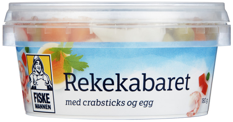 Rekekabaret 180g Fiskemannen