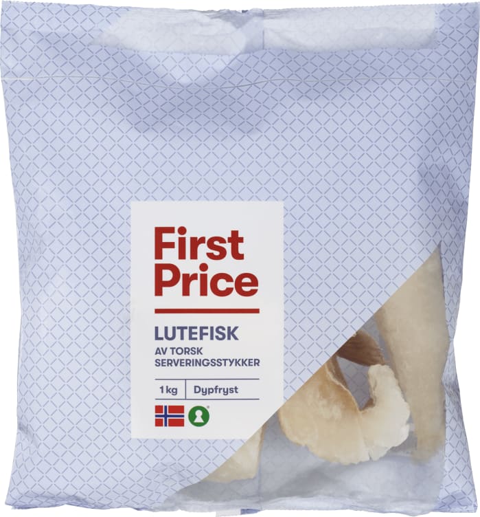 Lutefisk Serveringsstykker 1kg First P