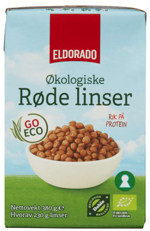 Linser Røde Økol 380g Go Eco Eldorado