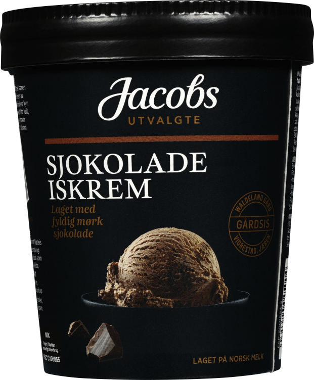 Sjokolade Iskrem 500ml Jacobs Utvalgte