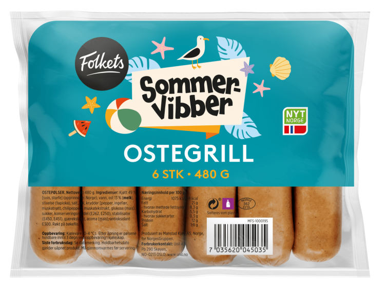 Ostegrill 480g Folkets