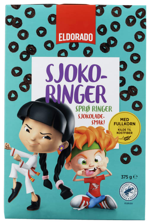 Sjokoringer 375g Eldorado