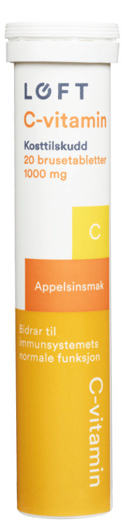 Vitamin C Brusetablett Appelsin 20stk Løft