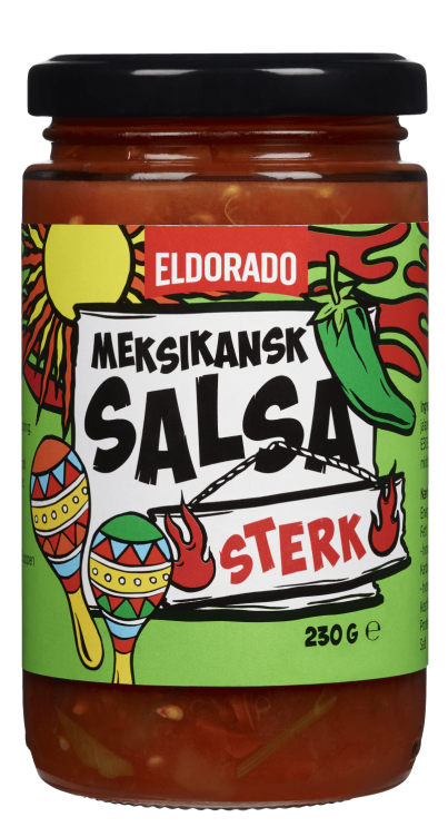 Meksikansk Salsa Sterk 230g Eldorado