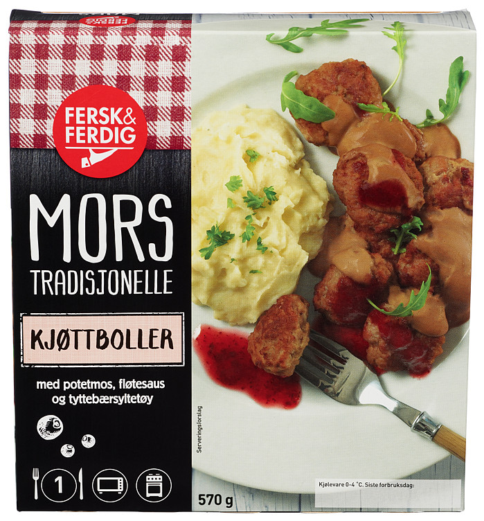 Kjøttboller 570g Fersk&Ferdig