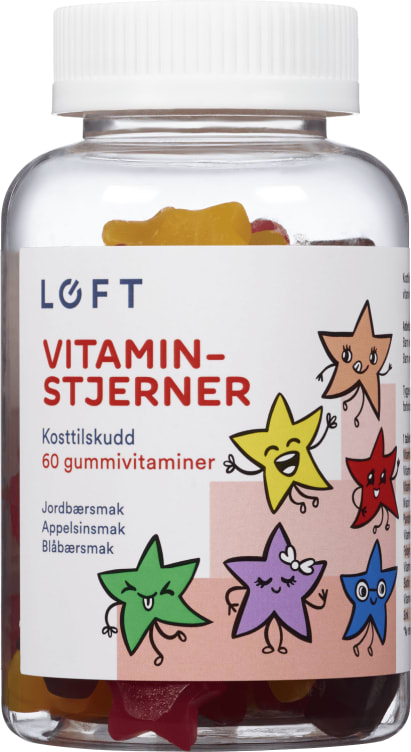 Vitaminstjerner 60stk Løft