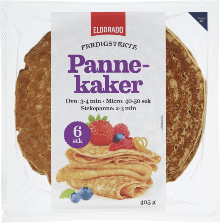 Pannekaker 6stk Eldorado