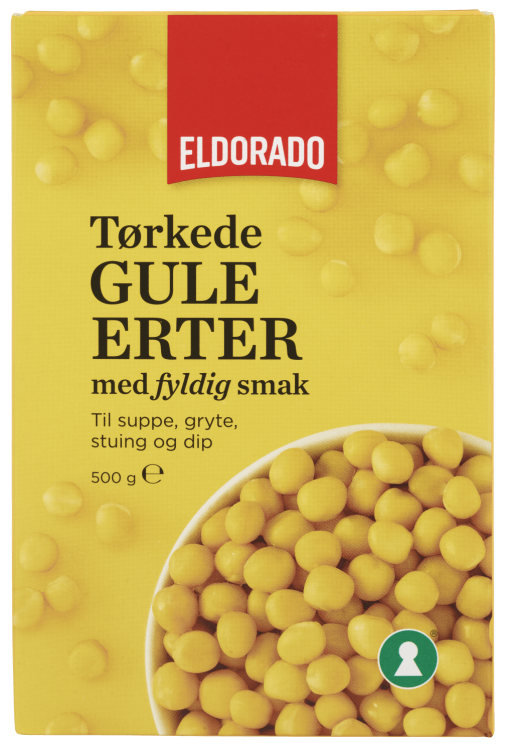 Erter Gule Tørrede 500g Eldorado