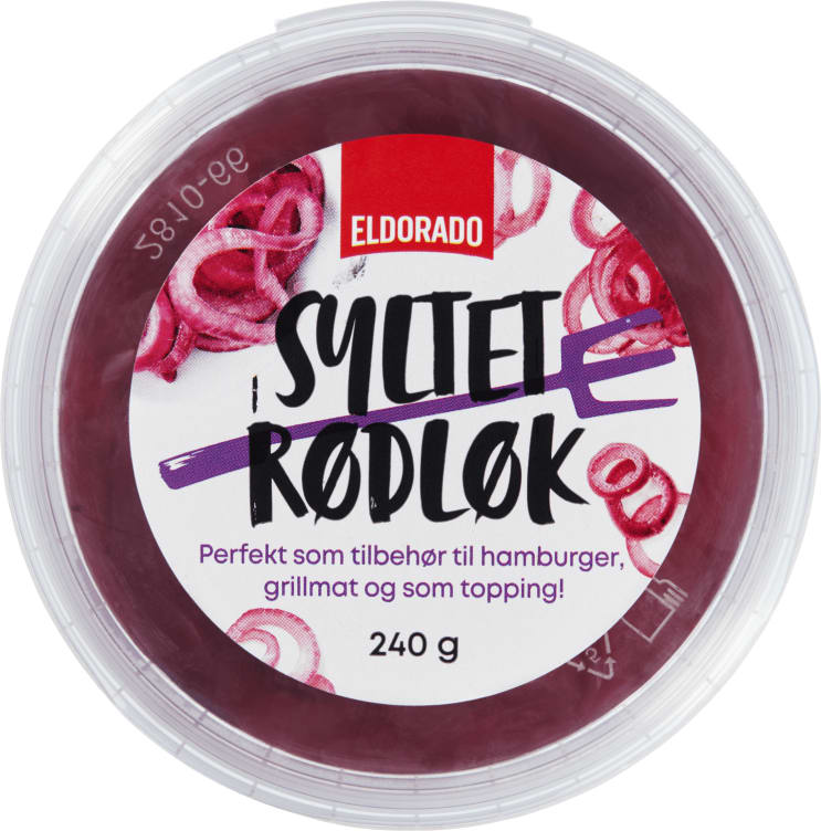 Rødløk Syltet 240g Eldorado