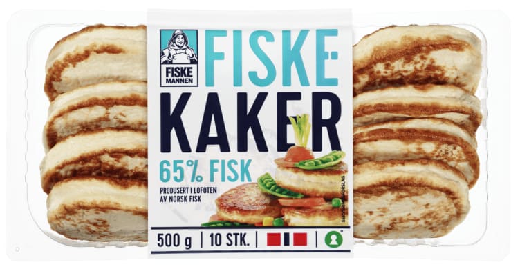 Fiskekaker 65% 500g Fiskemannen