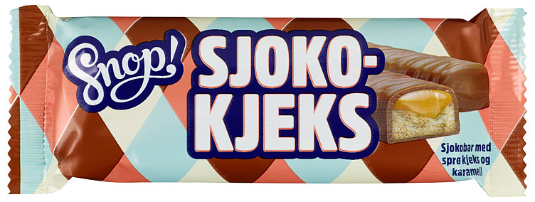 Sjokoladebar m/Kjeks&Karamell 58g Snop