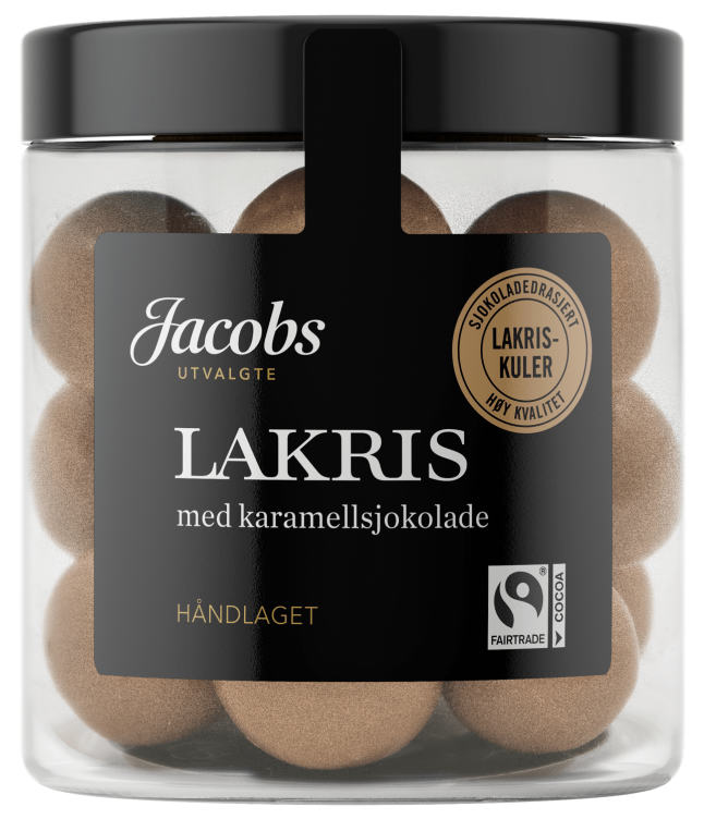 Lakriskuler m/Karamell 150g Jacobs Utvalgte