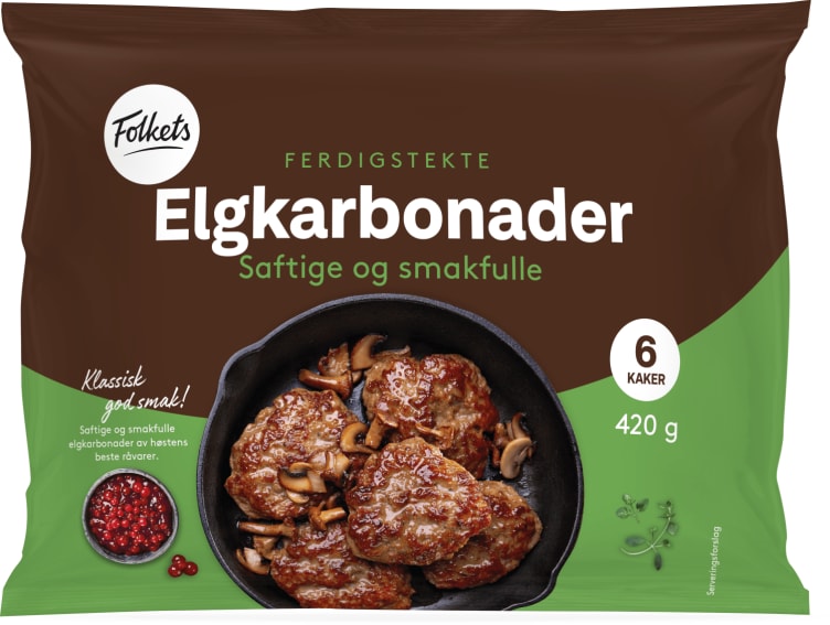 Elgkarbonader 420g Folkets
