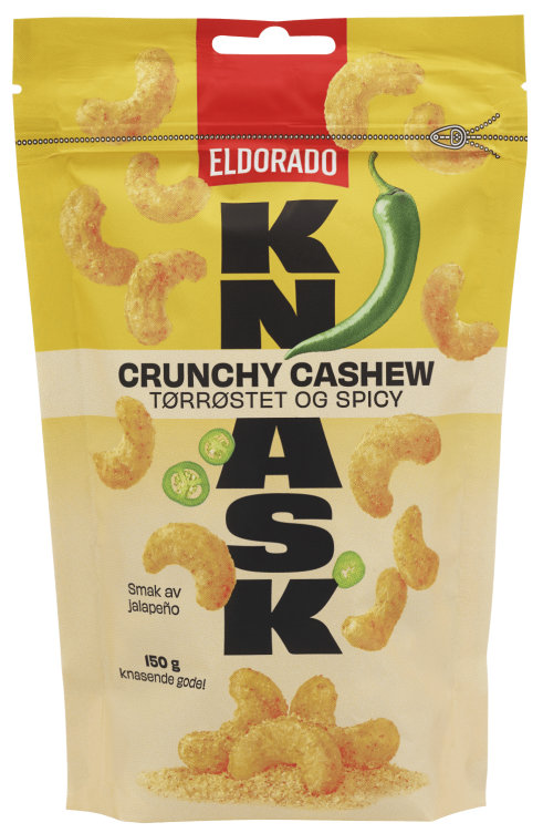 Cashewnøtter Tørristet Jalapeno 150g Eldorado