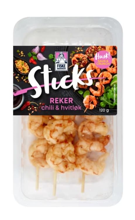 Reke Sticks Marinert 145g Fiskemannen