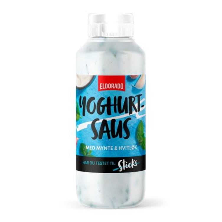 Yoghurtsaus Mynte/Hvitløk 145g Eldorado