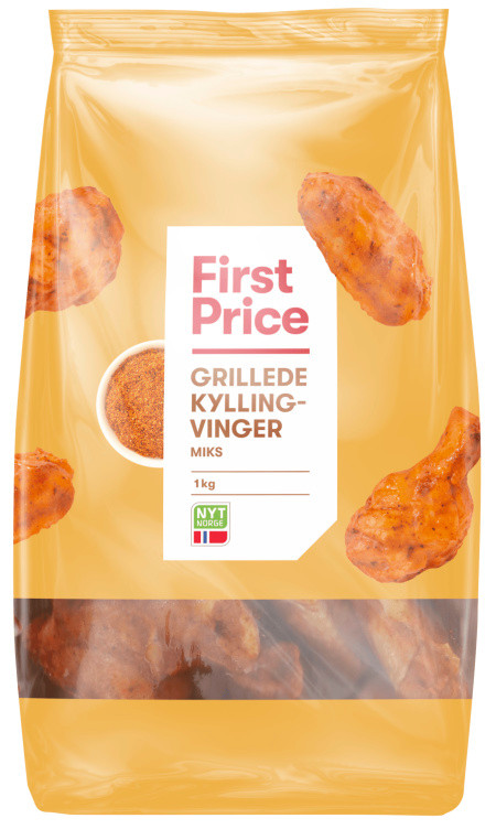 Kyllingvinger Miks Grillet 1kg First Price