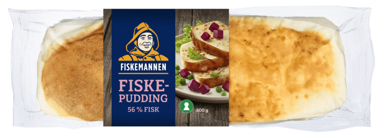 Fiskepudding Formstekt 800g Fiskemannen