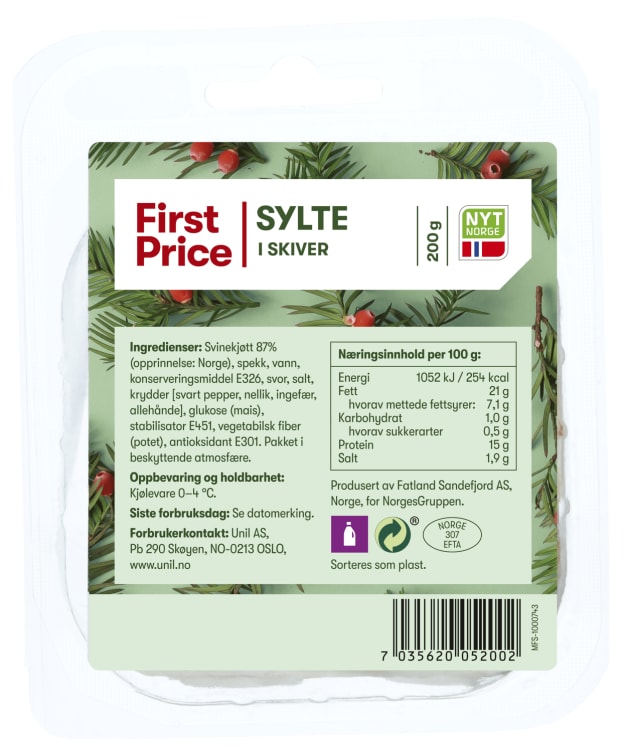 Sylte 200g First Price