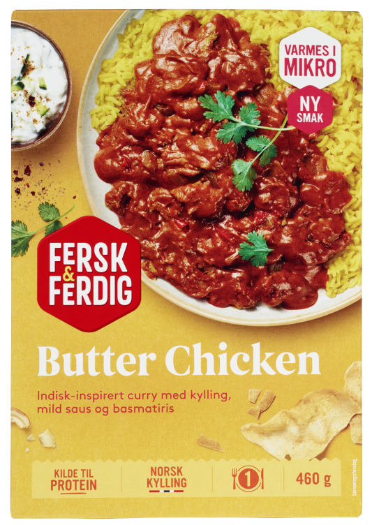 Butter Chicken 460g Fersk & Ferdig