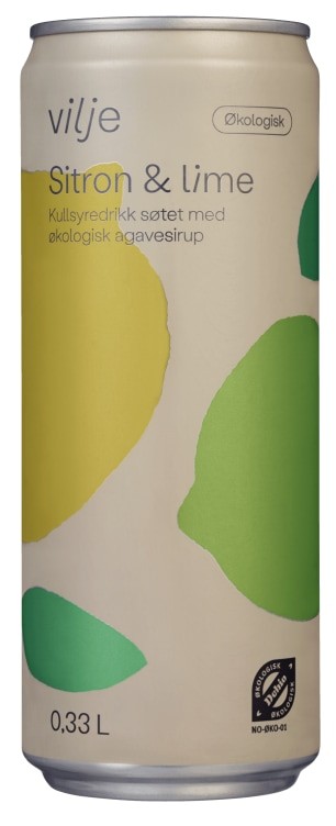 Vilje Sitron&Lime 0,33l boks