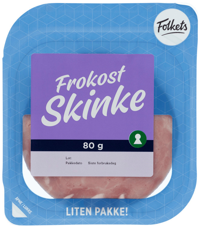 Frokostskinke 80g Folkets