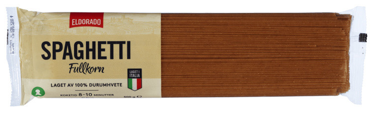Spaghetti Fullkorn 500g Eldorado