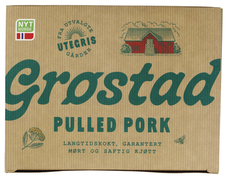 Pulled Pork 500g Grøstad