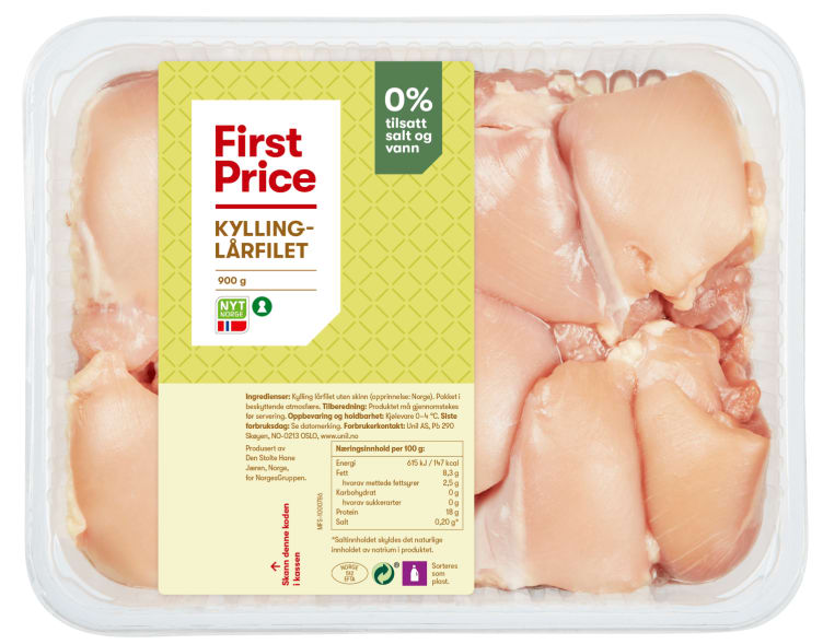 Kylling Lårfilet 900g First Price