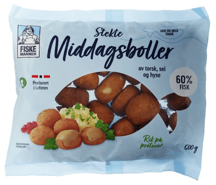 Middagsboller 500g Fiskemannen