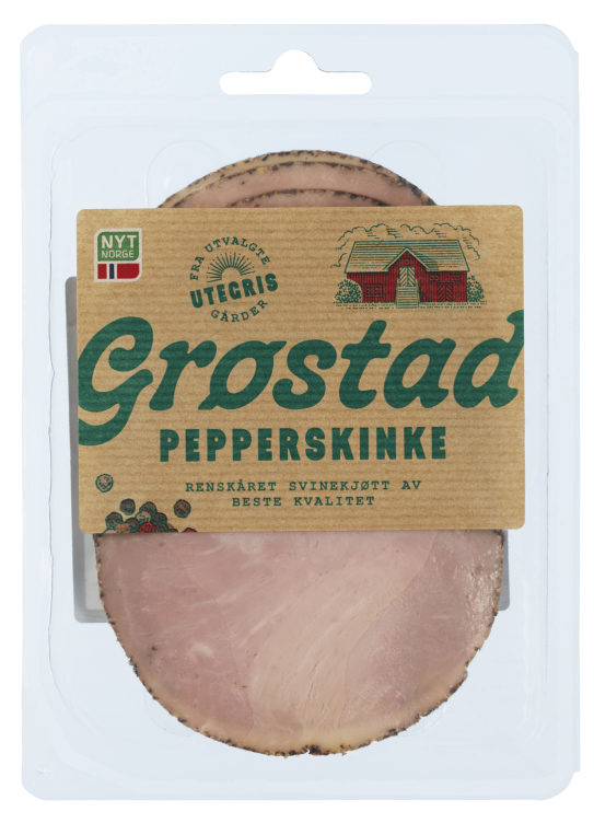 Pepperskinke 100g Grøstad