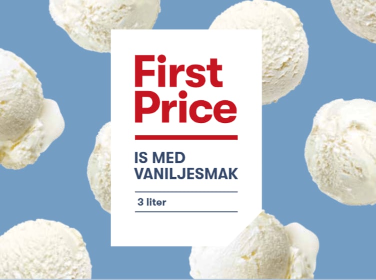 Iskrem Vaniljesmak 3l First Price