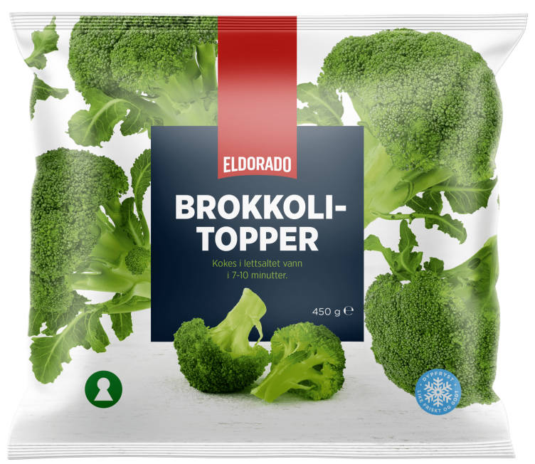 Brokkolitopper 450g Eldorado