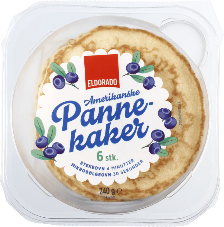 Pannekaker Amerikanske 240g Eldorado