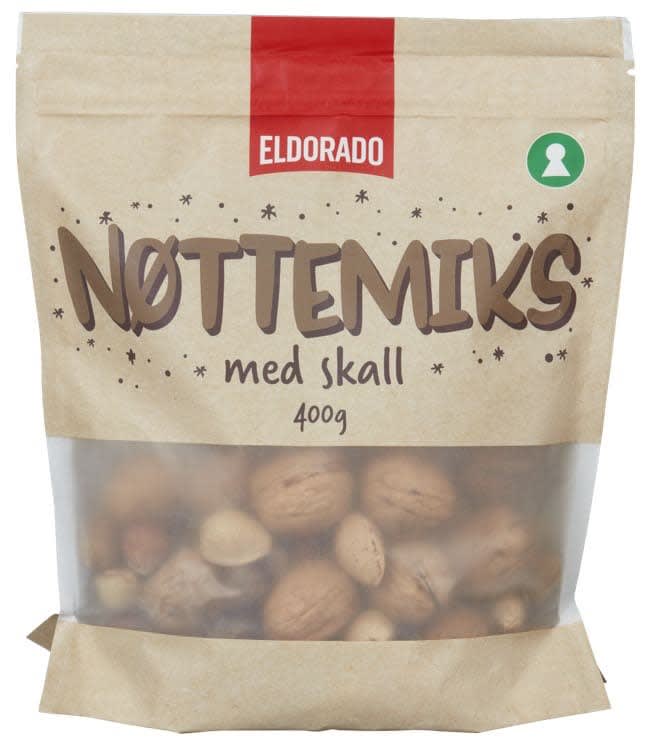 Miksnøtter m/Skall 380g Eldorado