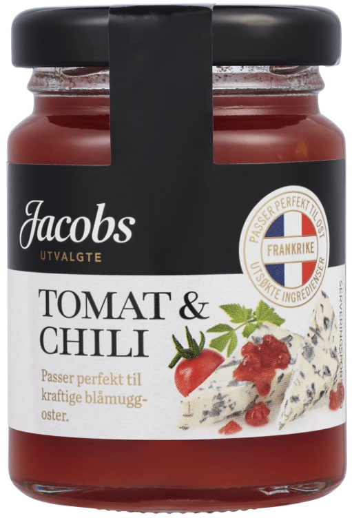 Syltetøy til Ost Tomat&Chili 110g Jacobs