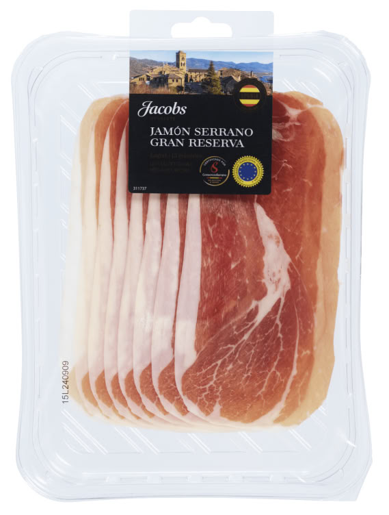 Serranoskinke Gran Reserva 80g Jacobs Utvalgte