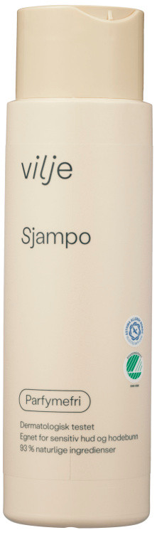Vilje Sjampo Parfymefri 275ml