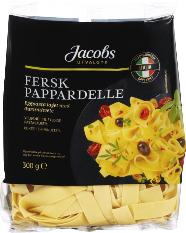 Pappardelle Fersk 300g Jacobs Utvalgte