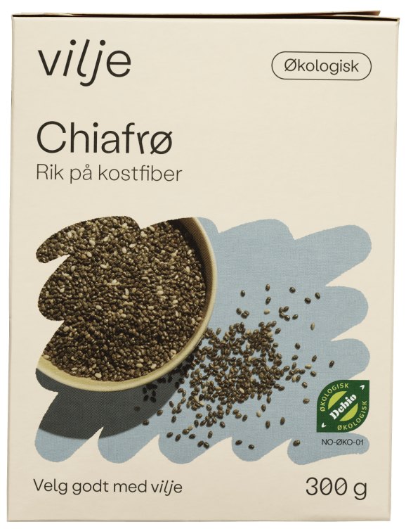 Chiafrø Økologisk 300g Vilje