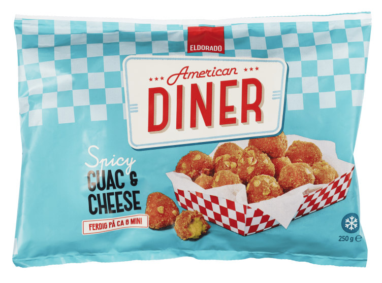 Texmex-bites Guac&cheese 250g American Diner