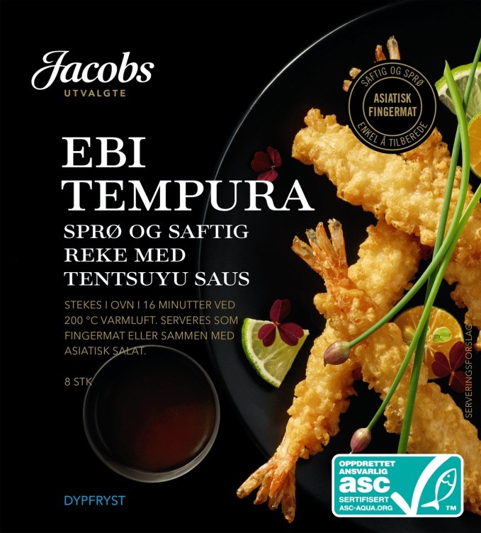 Ebi Tempura Reke 180g Jacobs Utvalgte