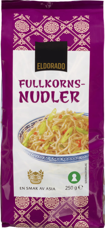 Fullkornsnudler 250g Eldorado