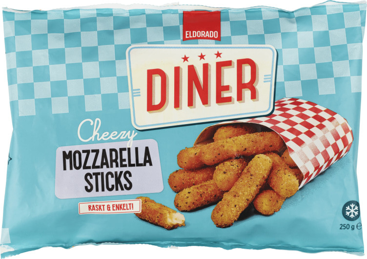 Mozzarella Sticks American Diner 250g Eldorado